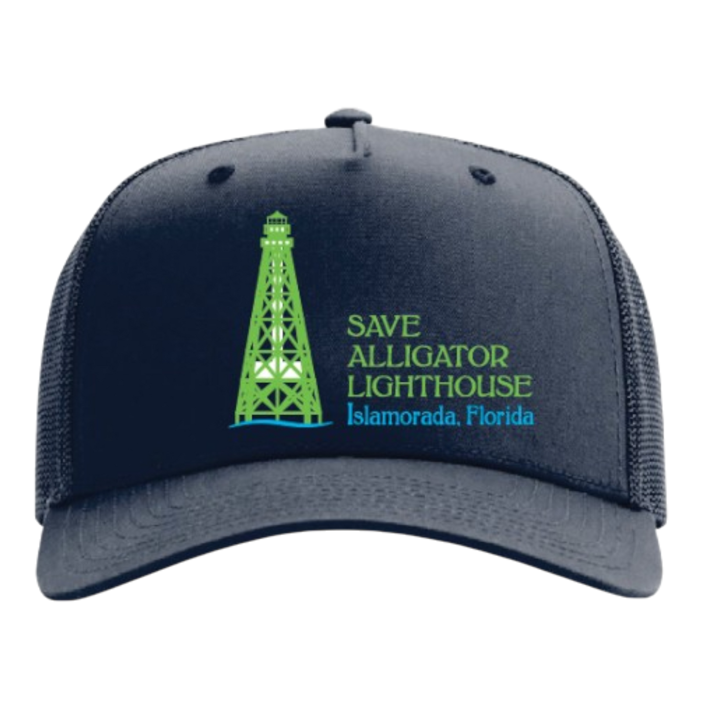 Save Alligator Embroidered Hat - Navy
