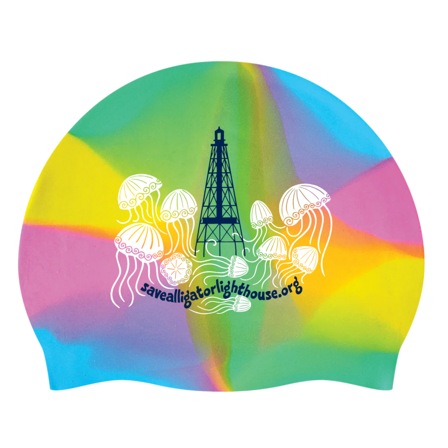 Swim Cap - Multi Color Jelly