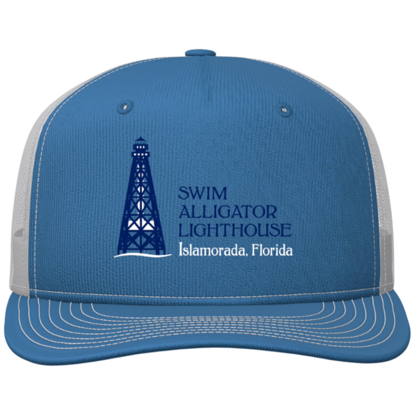 Swim Alligator Embroidered Hat - Colbalt Blue
