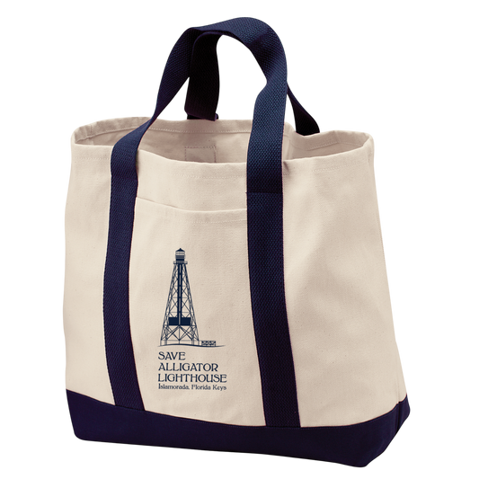 Save Alligator Canvas Tote