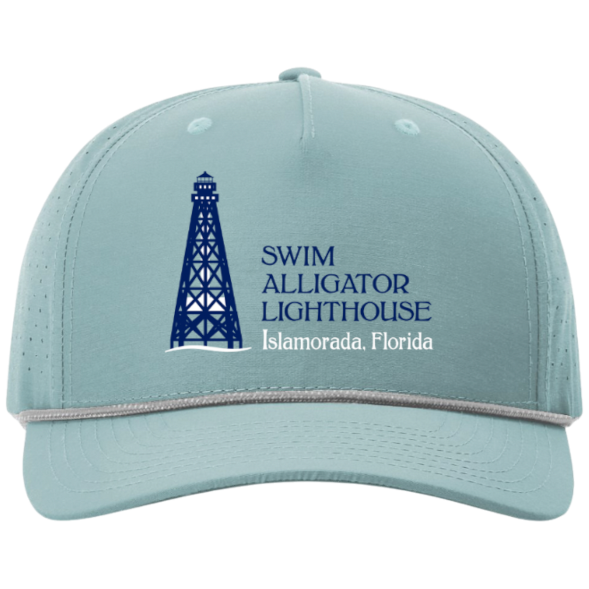 Swim Alligator Embroidered Hat - Smoke Grey